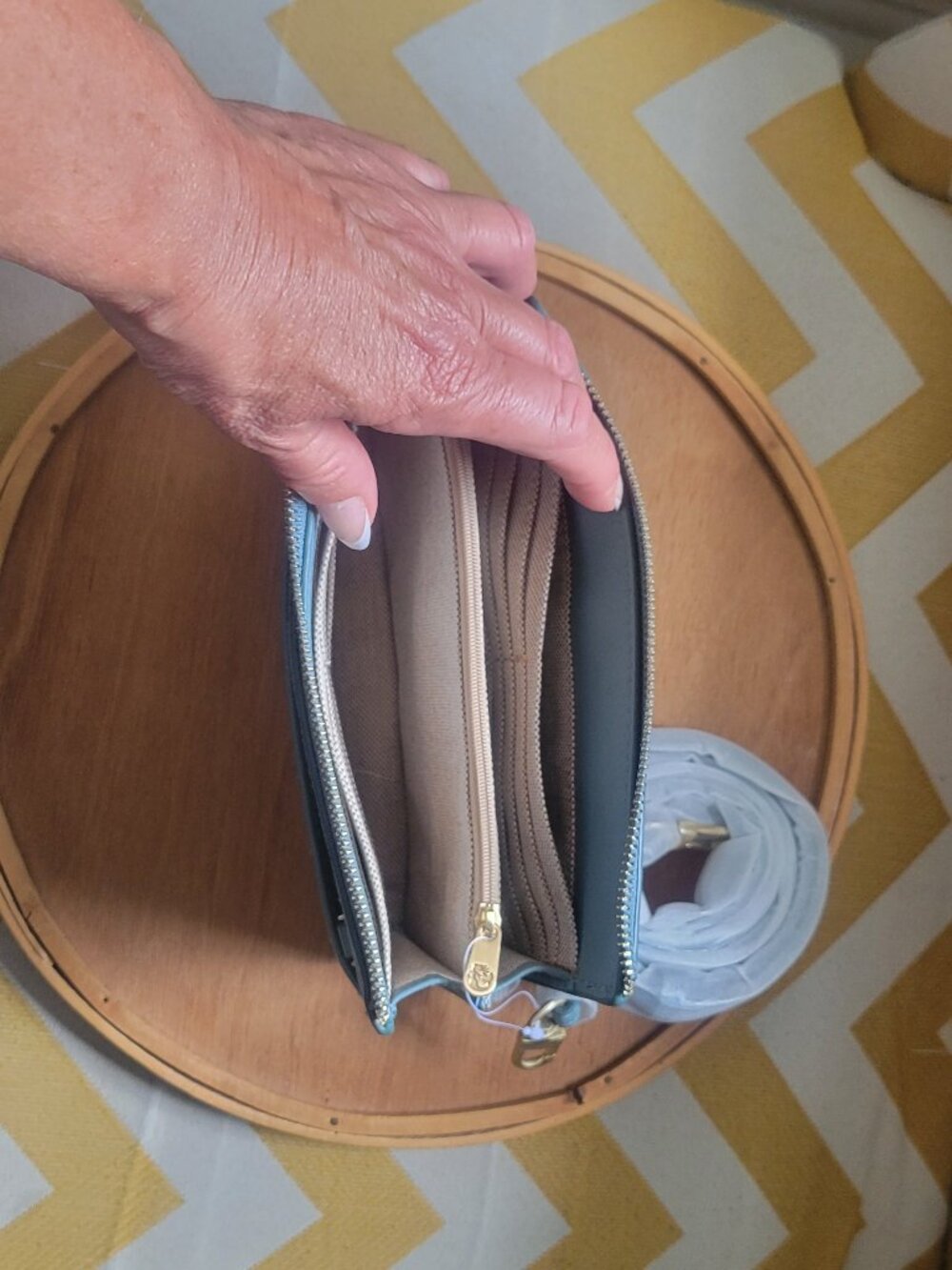 Spartina 449 Siren Lindsay Phone Crossbody - Slate Blue - Picture 10 of 15